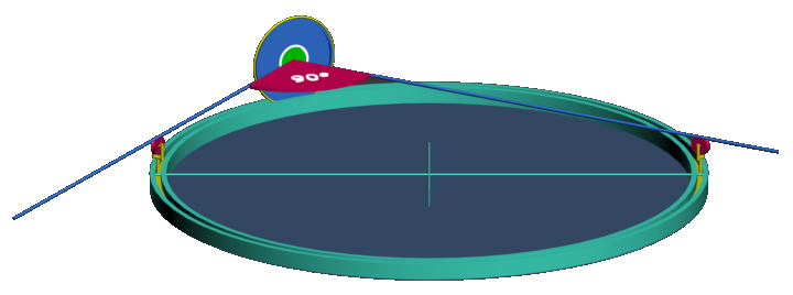 Angle inscrit dans demi-cercle 1